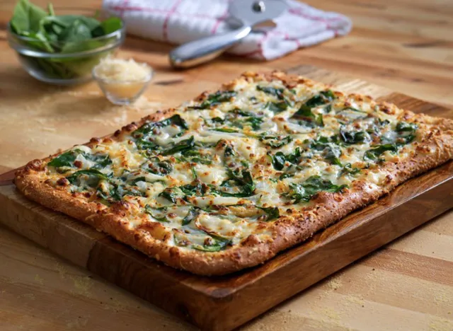 Domino's spinach and feta pizza