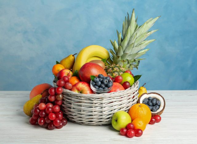 fruit basket, concept of the #1 best fruit to eat after a workout