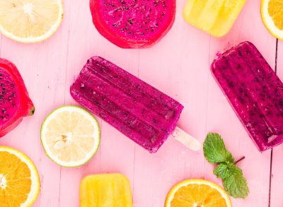 fruit popsicles, concept of whole-food desserts for weight loss