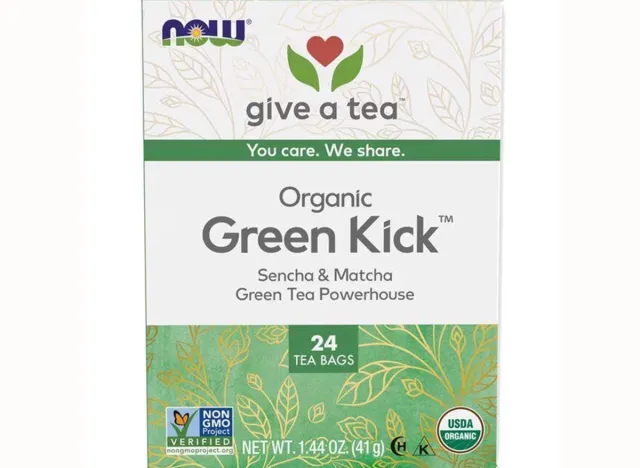 Green Kick Sencha and Matcha Green Tea by NOW Foods