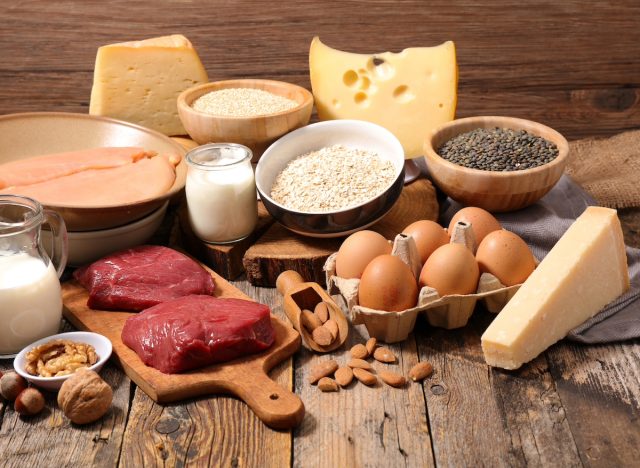 high-protein foods, concept of the worst protein for belly fat