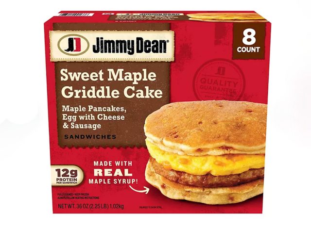 Jimmy Dean Sweet Maple Griddle Cake Breakfast Sandwich