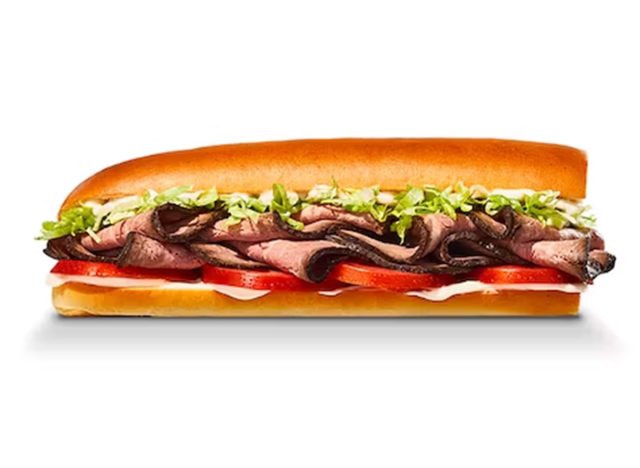 Jimmy John's Big John #2: Roast Beef, Lettuce, Tomato & Mayo