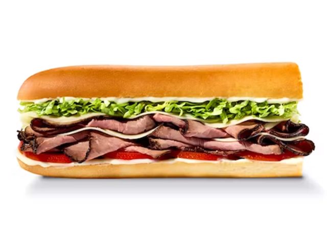 Jimmy John's Hunter's Club #10: Double Roast Beef & Provolone, Lettuce, Tomato & Mayo