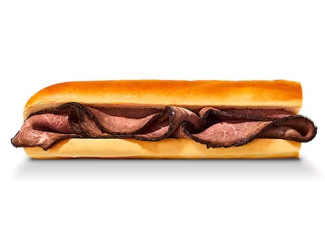 Jimmy John's Slim #2: Roast Beef on French bread
