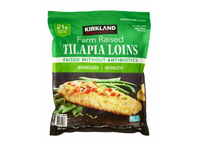 Kirkland Signature Farm Raised Tilapia Loins (Boneless|Skinless) 