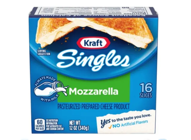 Kraft Mozzarella Singles