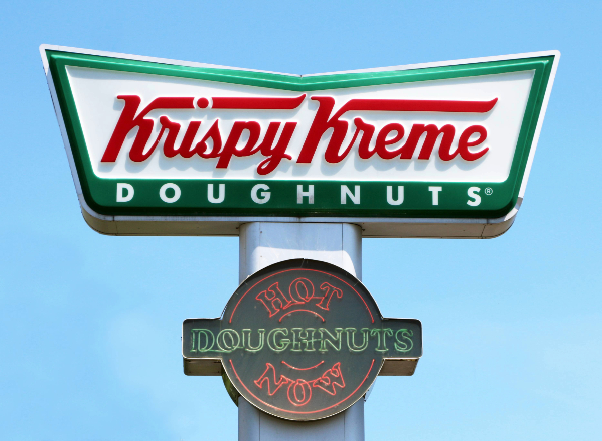 krispy kreme sign