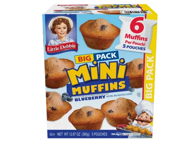 Little Debbie Blueberry Mini Muffins