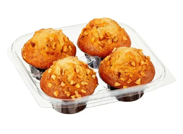 Walmart Marketside Banana Nut Regular Muffins