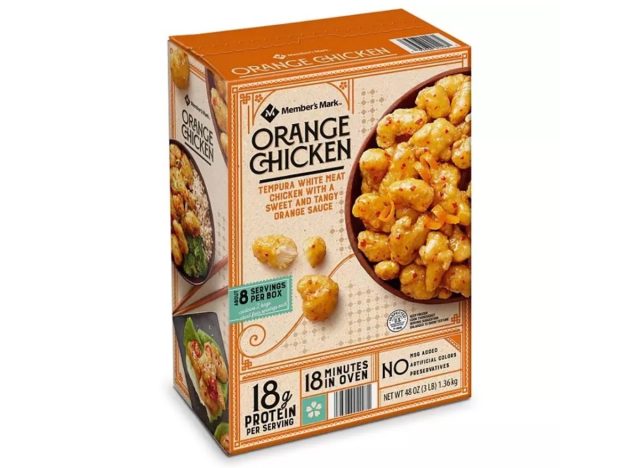 member's mark orange chicken