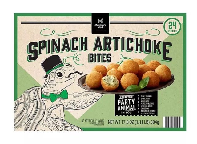 members mark spinach artichoke bites