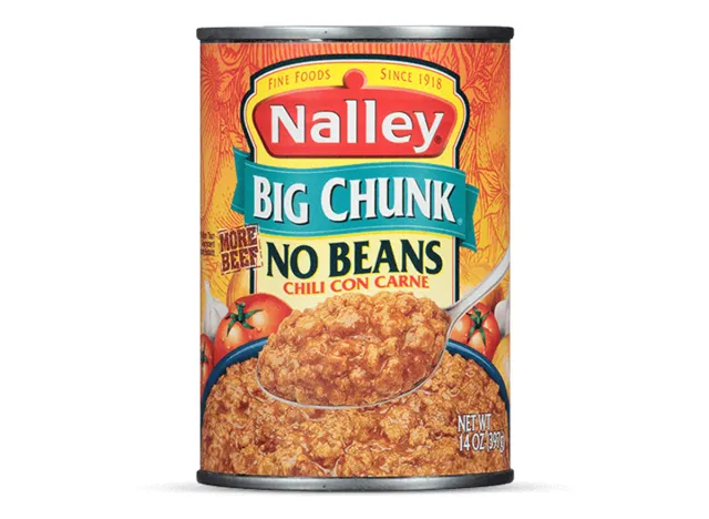 Nalley Big Chunk Chili Con Carne No Beans