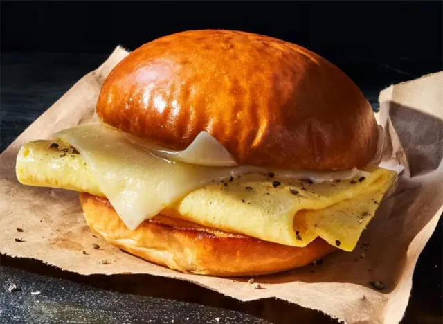 Panera Scrambled Egg and Cheese on Brioche 