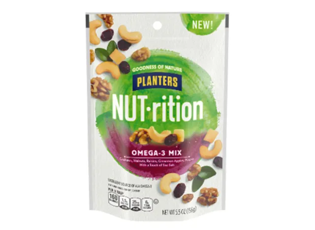 Planters NUT-rition Snack Nut and Dried Fruit Mix Omega-3
