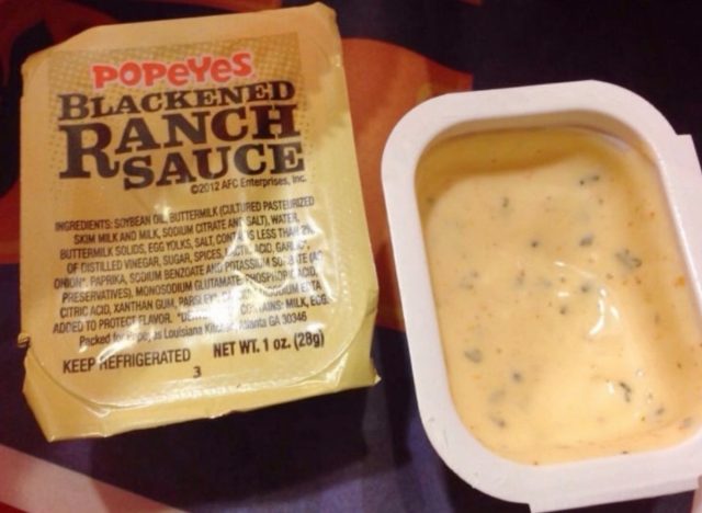 popeyes blackened ranch