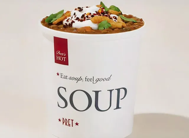 Pret a Manger's Moroccan Lentil Soup