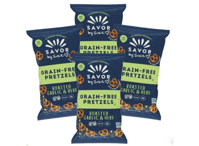 Savor by Suzie Pretzels, Roasted Garlic and Herb