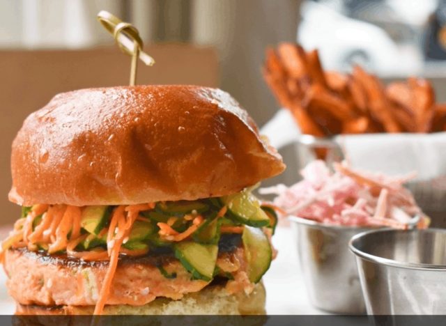 seamore's steelhead burger