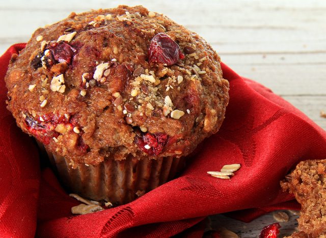 cranberry bran muffin