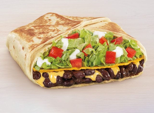 Taco Bell Black Bean Crunchwrap Supreme