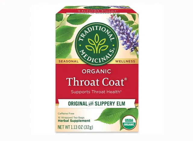Organic Throat Coat Tea by Traditional Medicines