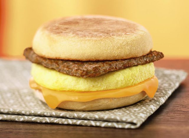 Tim Hortons Turkey Sausage Breakfast Sandwich