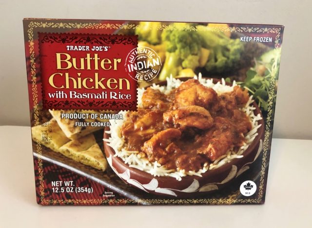 trader joe's butter chicken basmati rice