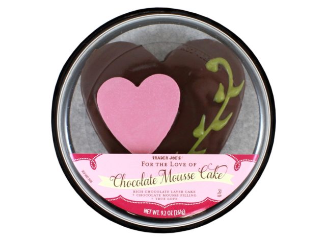 trader joe's for the love of chocolate mousse cake