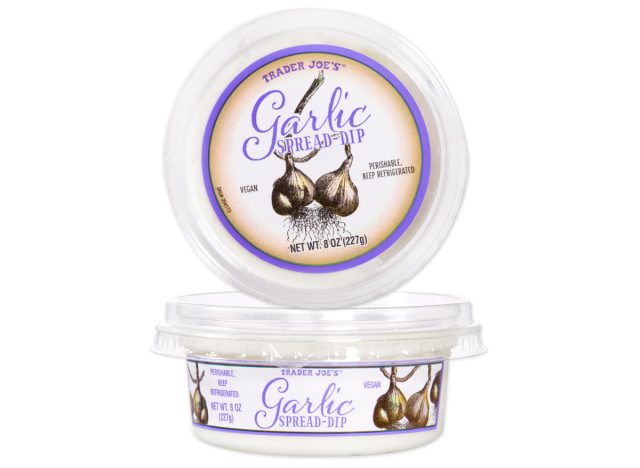 trader joe's garlic spread dip