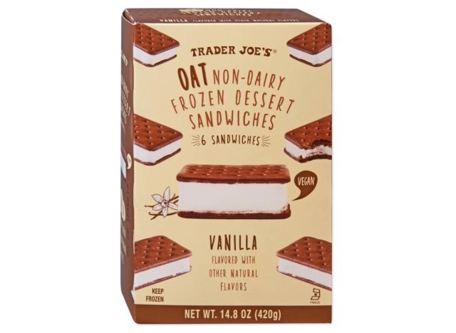 trader joe's oat non dairy sandwiches