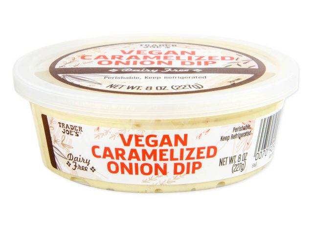 trader joe's vegan caramelized onion dip