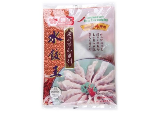 wei chuan spicy pork dumplings
