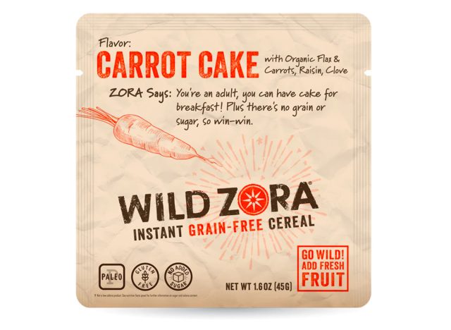 Wild Zora Carrot Cake Grain-Free Cereal