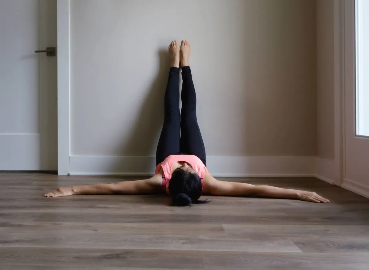 10 'Wall Pilates' Exercises To Shrink Love Handles