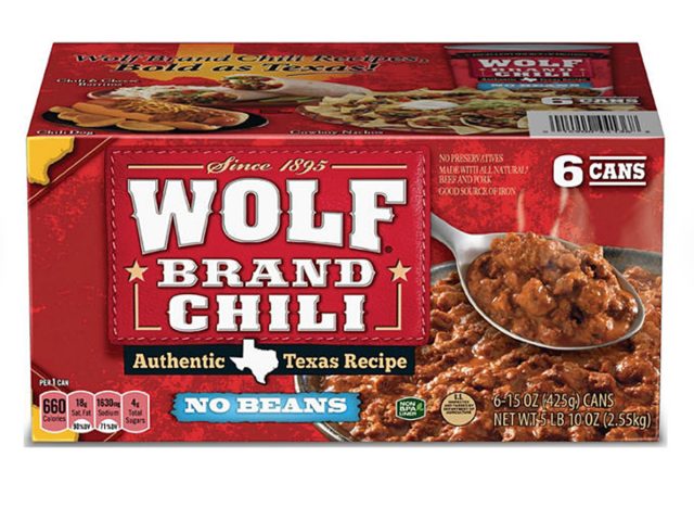Wolf Brand No Bean Chili 