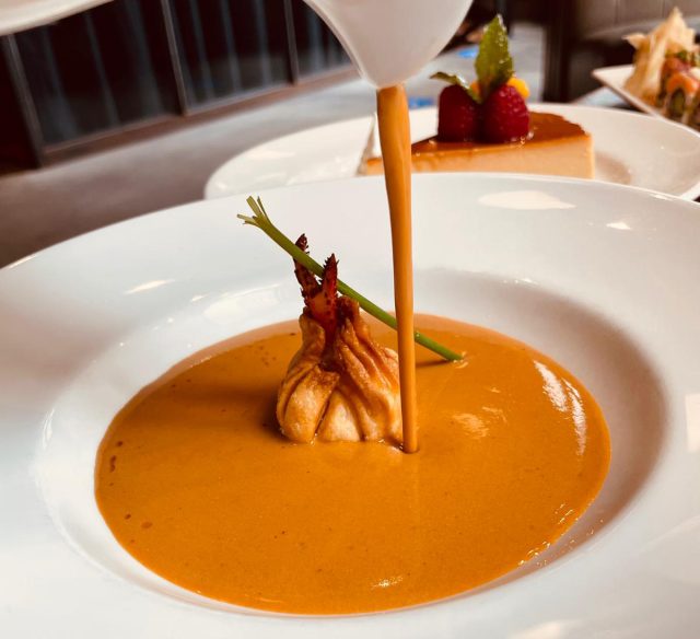 Lobster bisque at Del Frisco's