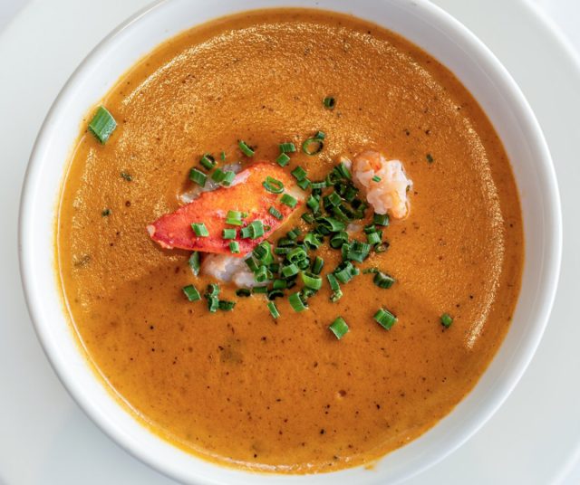 Lobster bisque at Truluck's