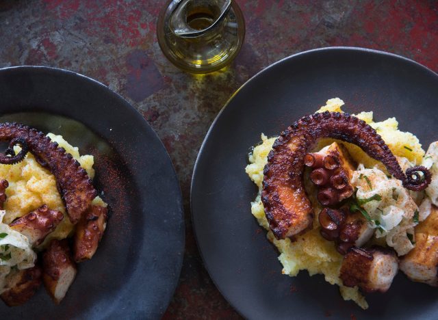 Boqueria octopus dish