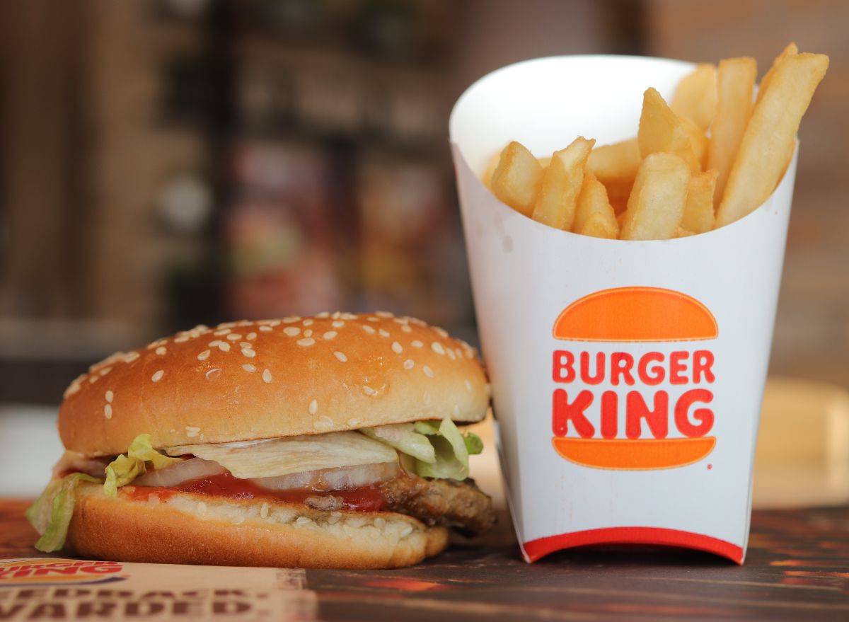 Burger King's Whopper & fries