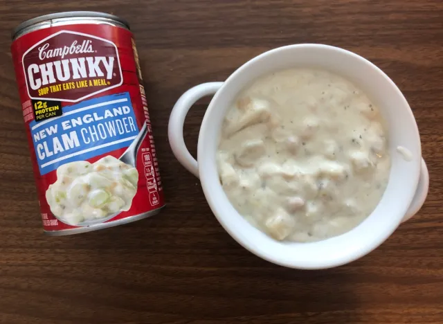 campbells chunky clam chowder