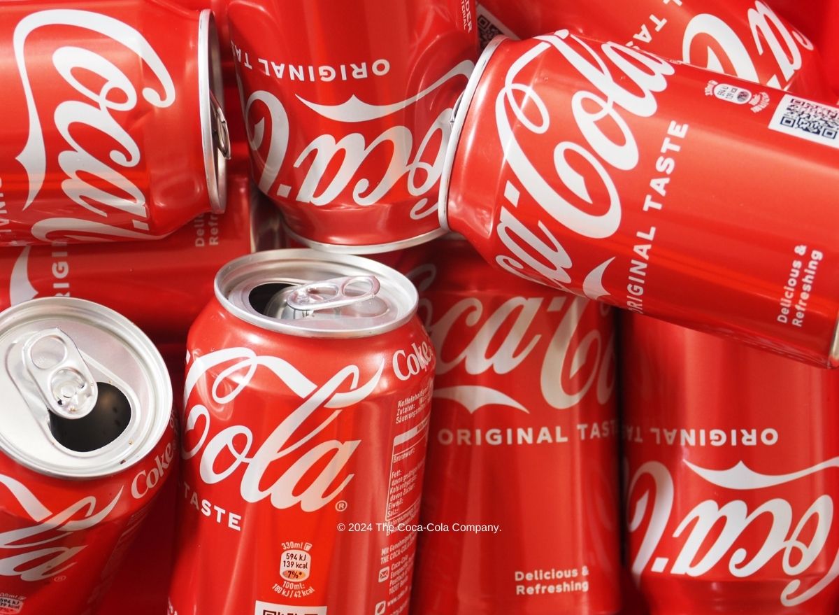 Coca Cola cans