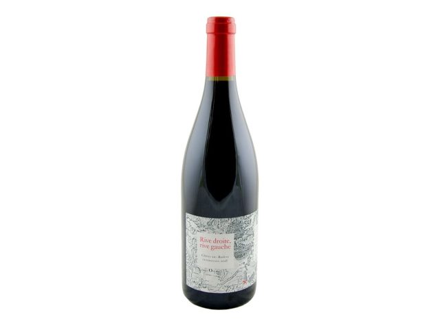 bottle of wine on a white background