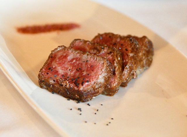 Japanese A5 wagyu at Del Frisco's