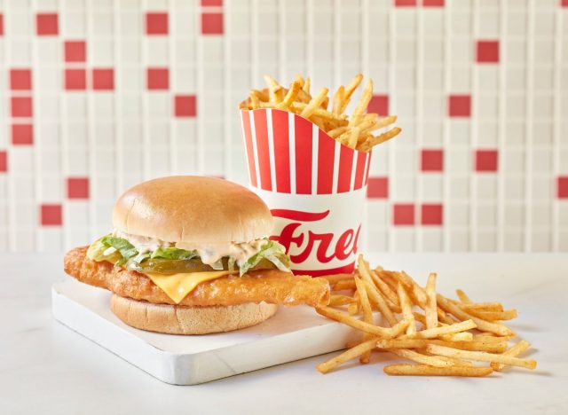 Freddy's Deluxe Crispy Fish Sandwich