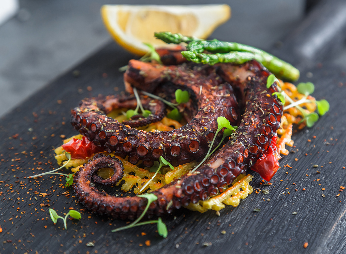 Grilled octopus