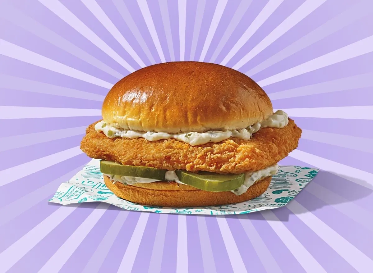 Popeyes Flounder Fish Sandwich