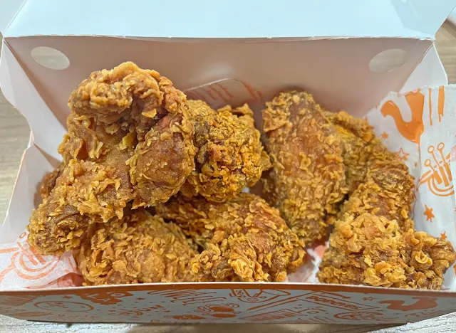 Ghost Pepper wings at Popeyes