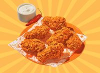 I Tried All the Wings at Popeyes & the Best Was Like Fiery Candy