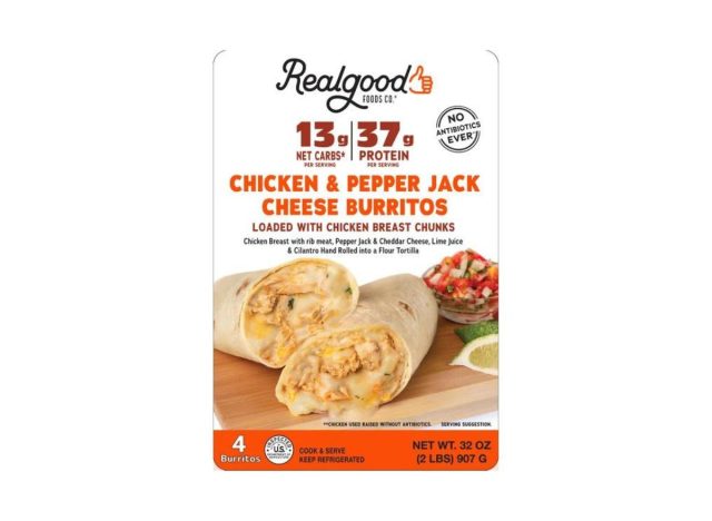 Real Good Food Chicken & Pepperjack Burritos
